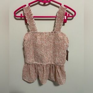 BNWT Japna pink tank top size small